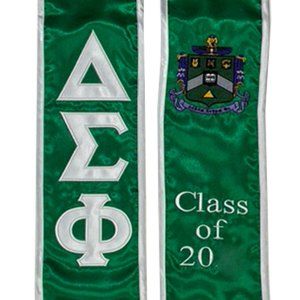 Delta Sigma Phi 2025 Graduation Stole Sash